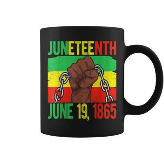 Junenth June 19Th 1865 Junenth Black Freedom Day Flag V4 Coffee Mug - Thegiftio UK