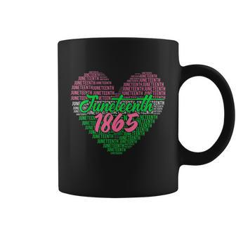 Juneteenth 1865 Aka Love Heart Coffee Mug - Monsterry