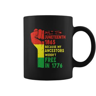 Juneteenth 1865 Ancestors Free African Flag Black Pride Graphic Design Printed Casual Daily Basic Coffee Mug - Thegiftio UK