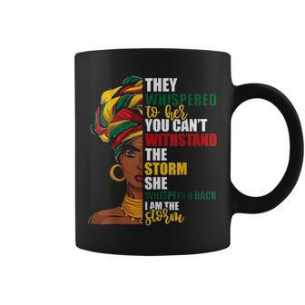 Juneteenth African Pride Ts For Women Im The Storm Coffee Mug - Thegiftio UK