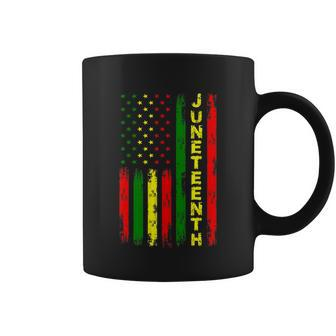 Juneteenth American Flag Black Freedom Day June 19Th Coffee Mug - Thegiftio UK