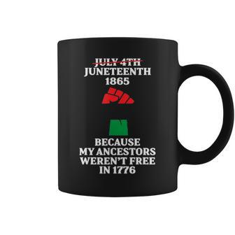 Juneteenth Ancestors Black African American Flag Pride V2 Coffee Mug - Thegiftio UK