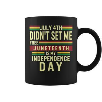 Juneteenth Ancestors Black African American Flag Pride V3 Coffee Mug - Thegiftio UK