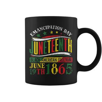 Juneteenth Black History Celebrating Black Freedom 1865 V2 Coffee Mug - Thegiftio UK