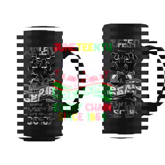 Juneteenth Breaking Every Chain Since 1865 Fist Blm Freedom Graphic Design Printed Casual Daily Basic Coffee Mug - Thegiftio UK