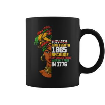 Juneteenth Day Ancestors Free 1776 July 4Th Black African Graphic Design Printed Casual Daily Basic Coffee Mug - Thegiftio UK