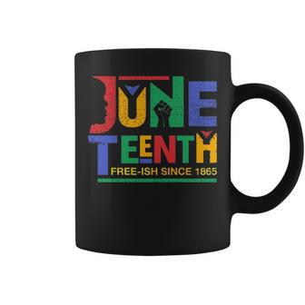 Juneteenth Free Ish Since 1865 Black Pride African American Coffee Mug - Thegiftio UK