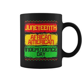 Juneteenth Liberation Pro Black African American Flag Pride Coffee Mug - Thegiftio UK