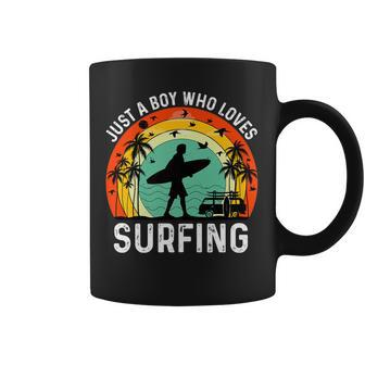 Just A Boy Who Loves Surfing Apparel Coffee Mug - Thegiftio UK