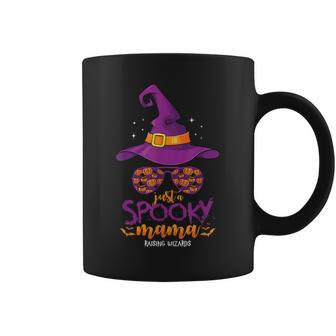 Just A Spooky Mama Raising Wizards Fall Halloween For Women Coffee Mug - Seseable
