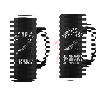 Just The Tip I Promise Funny Bloody Halloween Graphic Design Printed Casual Daily Basic Coffee Mug - Thegiftio UK