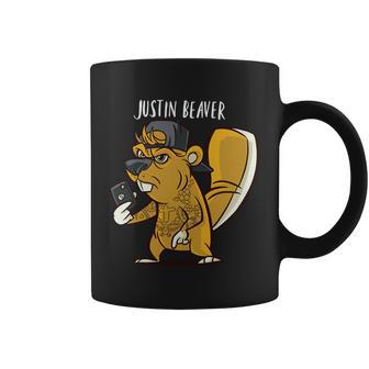 Justin Beaver Tshirt Coffee Mug - Monsterry CA