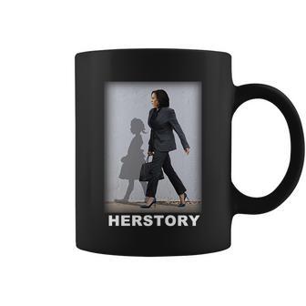 Kamala Harris Herstory Making History Coffee Mug - Monsterry