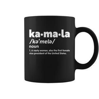 Kamala Harris Name Definition Vice President Graphic Design Printed Casual Daily Basic Coffee Mug - Thegiftio UK