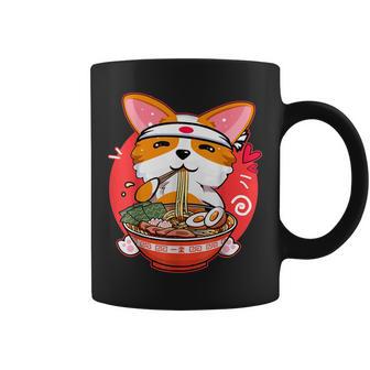 Kawaii Corgi Ramen Cute Japanese Manga Anime For Dog Lovers V2 Coffee Mug - Thegiftio UK