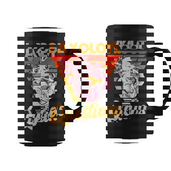 Kawaii I Axolotl Questions Retro Cute Axolotl Anime Lover Coffee Mug - Thegiftio