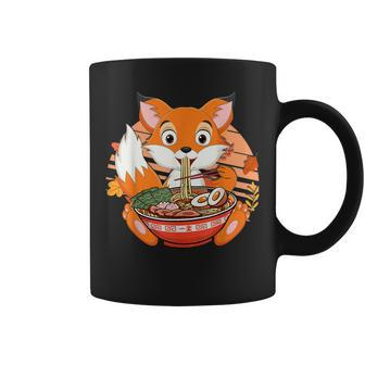 Kawaii Japanese Anime Fox Ramen Food Lovers Gift Girls Boys Coffee Mug - Thegiftio UK