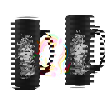 Kawaii Japanese Anime Unicorn Girl Ramen Food Lovers Graphic Design Printed Casual Daily Basic Coffee Mug - Thegiftio