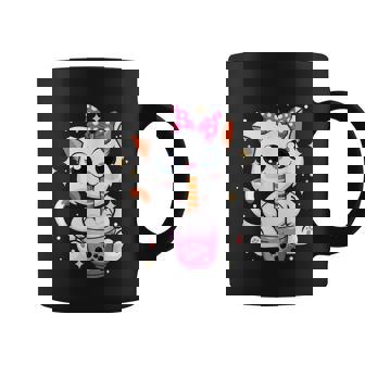 Kawaii Neko Anime Cat Boba Drink Bubble Tea Tapioca Coffee Mug - Thegiftio
