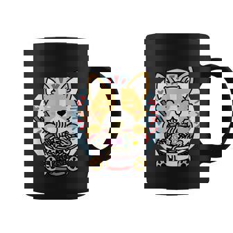 Kawaii Ramen Cute Anime Dog Corgi Japanese Noodles V2 Coffee Mug - Thegiftio