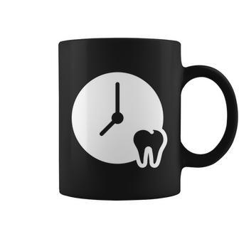 Kawaii Tooth Dentist Time Cool Dental Assistant Hygienist Gift Graphic Design Printed Casual Daily Basic Coffee Mug