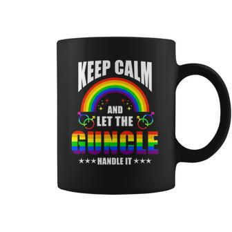 Keep Calm And Let The Guncle Handle It Guncle Coffee Mug | Mazezy