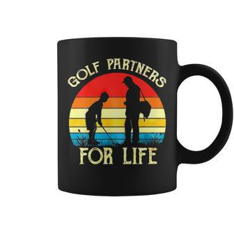 Kids Golfing S Matching Father Son Golf Partners For Life Shirts Fathers Day Gift Idea Vintage Best Friends Shirt Boys Youth Coffee Mug - Thegiftio UK