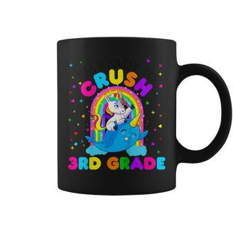 Kids Im Ready To Crush 3Rd Grade Unicorn Back To School Girl Coffee Mug - Seseable