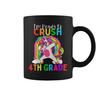 Kids Im Ready To Crush 4Th Grade Unicorn Back To School Girls Coffee Mug - Seseable