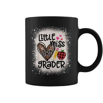 Kids Leopard Little Miss 3Rd Grader Bleached 3Rd Grade Girls Coffee Mug - Seseable