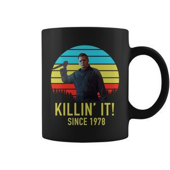 Killin It Since 1978 Retro Horror Movie Coffee Mug - Monsterry UK