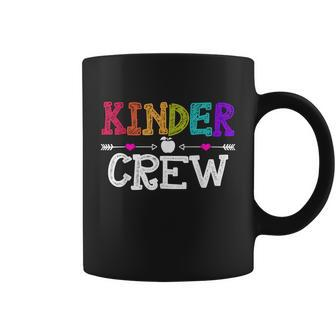 Kinder Crew Funny Kindergarten Teacher 1St Day Of School Graphic Design Printed Casual Daily Basic Coffee Mug