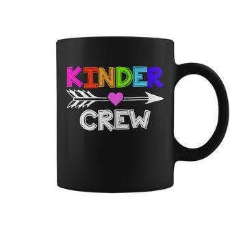 Kinder Crew Kindergarten Teacher Tshirt Coffee Mug - Monsterry
