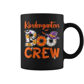 Kindergarten Boo Crew Teachers Students Halloween Costume Coffee Mug - Seseable