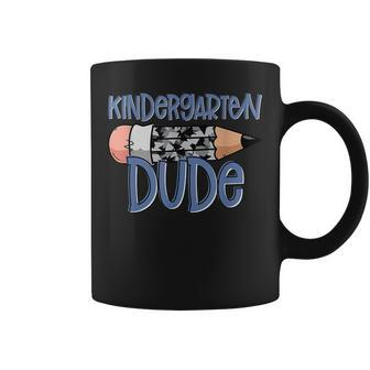 Kindergarten Dude First Day Of School Boys Pencil Camouflage Coffee Mug - Thegiftio UK