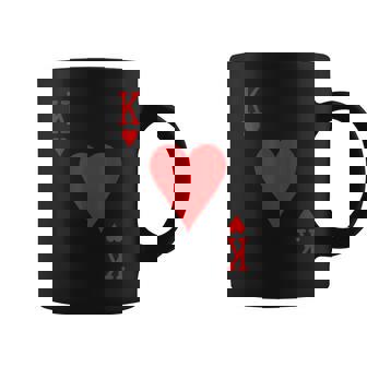 King Of Hearts Matching Couple Saint Valentines Day Coffee Mug - Thegiftio