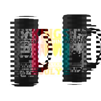 Kings Are Born In July Birthday Fun Birthday Graphic Design Printed Casual Daily Basic Coffee Mug - Thegiftio
