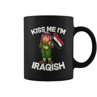 Kiss Me Im Iraqish Coffee Mug - Monsterry