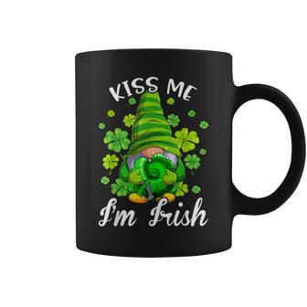 Kiss Me Im Irish Tie Dye Gnome St Patricks Day Coffee Mug - Thegiftio UK