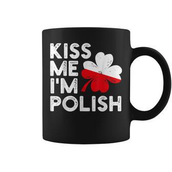 Kiss Me Im Polish Funny St Patricks Day Love Poland Coffee Mug - Thegiftio UK