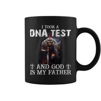 Knight Templar T Shirt - I Took A Dna Test And God Is My Father - Knight Templar Store Coffee Mug - Seseable