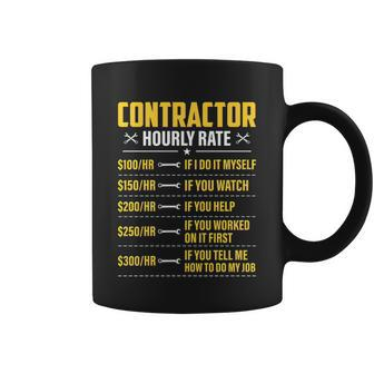 Labor Day Holiday Tshirtcontractor Hourly Rate Funny Labor Day Graphic Design Printed Casual Daily Basic Coffee Mug - Thegiftio