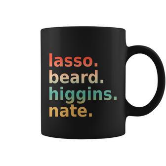 Lasso Beard Higgins Nate Coffee Mug - Monsterry