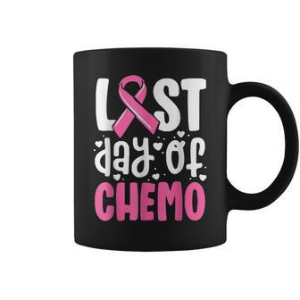 Last Day Of Chemo Breast Cancer Pink Ribbon Awareness Coffee Mug - Thegiftio UK