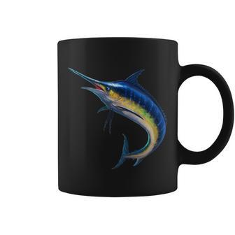 Leaping Blue Marlin Coffee Mug - Monsterry AU