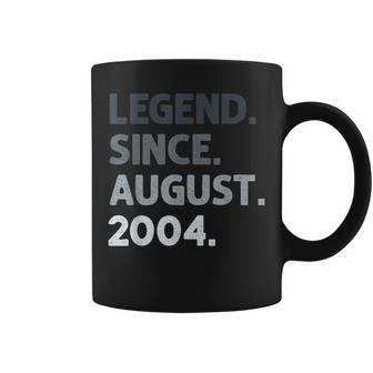 Legend Since August 2004 18 Years Old 18Th Birthday Coffee Mug - Thegiftio UK