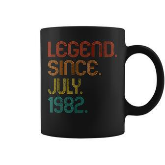 Legend Since July 1982 40Th Birthday 40 Years Old Vintage Coffee Mug - Seseable