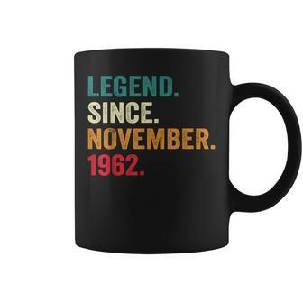 Legend Since November 1962 60Th Birthday Gifts 60 Years Old Coffee Mug - Thegiftio UK