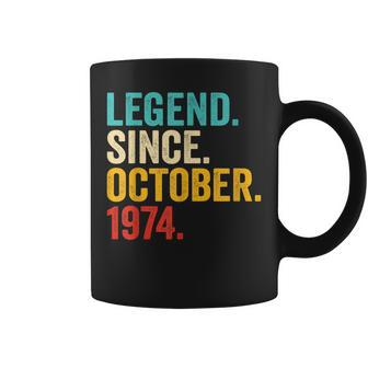 Legend Since October 1974 48 Years Old Gifts 48Th Birthday Coffee Mug - Thegiftio UK