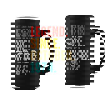 Legend Since October 1974 48Th Birthday 48 Years Old Coffee Mug - Thegiftio